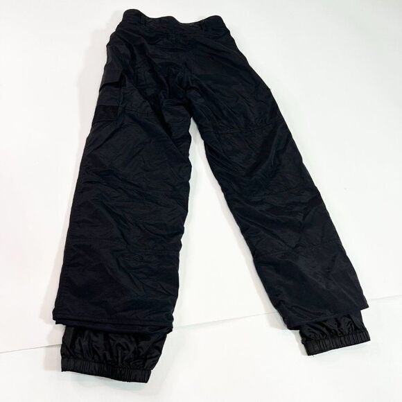 Obermeyer Snow Pants Womens Black Flat Front Zipper Pockets Activewear  8 - Picture 1 of 10